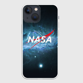 Чехол для iPhone 13 mini с принтом NASA в Белгороде,  |  | galaxy | nasa | planet | star | астрономия | галактика | звезды | космос | надписи | наса | планета