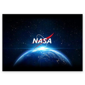 Поздравительная открытка с принтом NASA в Белгороде, 100% бумага | плотность бумаги 280 г/м2, матовая, на обратной стороне линовка и место для марки
 | galaxy | nasa | planet | star | астрономия | галактика | звезды | космос | надписи | наса | планета