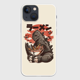 Чехол для iPhone 13 mini с принтом GODZILLA КУШАЕТ | ГОДЗИЛЛА в Белгороде,  |  | comic con | godzilla | gojira | logo | годзилла | знаки | иероглифы | лого | монстр | фильм | чудовище