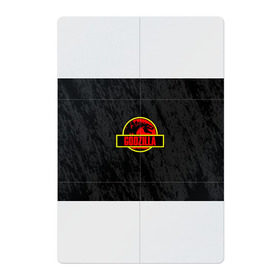 Магнитный плакат 2Х3 с принтом JURASSIC GODZILLA в Белгороде, Полимерный материал с магнитным слоем | 6 деталей размером 9*9 см | comic con | godzilla | gojira | logo | годзилла | знаки | иероглифы | лого | монстр | фильм | чудовище