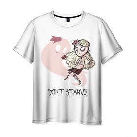 Мужская футболка 3D с принтом Don`t starve в Белгороде, 100% полиэфир | прямой крой, круглый вырез горловины, длина до линии бедер | 