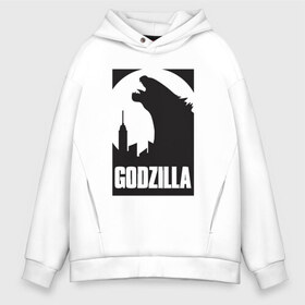 Мужское худи Oversize хлопок с принтом GODZILLA POSTER в Белгороде, френч-терри — 70% хлопок, 30% полиэстер. Мягкий теплый начес внутри —100% хлопок | боковые карманы, эластичные манжеты и нижняя кромка, капюшон на магнитной кнопке | comic con | godzilla | gojira | logo | годзилла | знаки | иероглифы | лого | монстр | фильм | чудовище