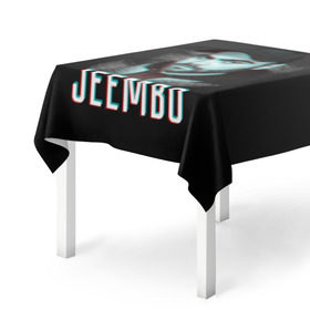 Скатерть 3D с принтом Jeembo glitch в Белгороде, 100% полиэстер (ткань не мнется и не растягивается) | Размер: 150*150 см | jeembo | джангирян | джимбо