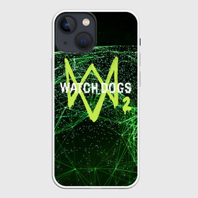 Чехол для iPhone 13 mini с принтом WATCH DOGS 2 в Белгороде,  |  | action | ct os | fox | gamer | hacker | player | watch dogs | watch dogs 2 | знак лиса | хакер