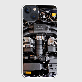 Чехол для iPhone 13 с принтом Engine в Белгороде,  |  | brz | car | drift | engine | gt86 | japan | racers | subaru | toyota | автомобиль | гонки | двигатель | машина | мотор | япония