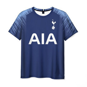 Мужская футболка 3D с принтом Tottenham away 18-19 в Белгороде, 100% полиэфир | прямой крой, круглый вырез горловины, длина до линии бедер | hotspur | тоттенхэм | тоттэнхэм | форма | хотспур