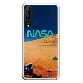Чехол для Honor P30 с принтом NASA on Mars в Белгороде, Силикон | Область печати: задняя сторона чехла, без боковых панелей | 