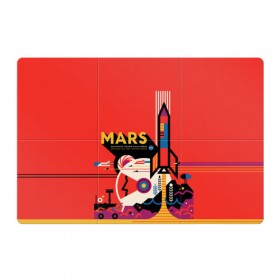Магнитный плакат 3Х2 с принтом Mars NASA в Белгороде, Полимерный материал с магнитным слоем | 6 деталей размером 9*9 см | 