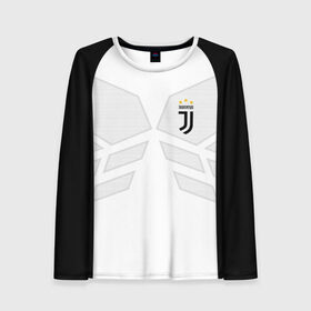 Женский лонгслив 3D с принтом JUVENTUS SPORT (НА СПИНЕ) в Белгороде, 100% полиэстер | длинные рукава, круглый вырез горловины, полуприлегающий силуэт | cr7 | fc | football | football club | juve | juventus | ronaldo | sport | роналдо | спорт | спортивные | униформа | фирменные цвета | фк | футбол | футбольный клуб | ювентус