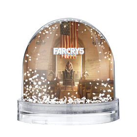 Снежный шар с принтом Far Cry 5 в Белгороде, Пластик | Изображение внутри шара печатается на глянцевой фотобумаге с двух сторон | 