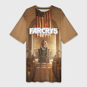Платье-футболка 3D с принтом Far Cry 5 в Белгороде,  |  | 