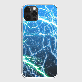 Чехол для iPhone 12 Pro Max с принтом РАЗРЯДЫ МОЛНИЙ в Белгороде, Силикон |  | blue | epic | green | lightning | rain | storm | stripes | texture | thunder | гроза | гром | дождь | зеленый | линии | молнии | молния | пафосные | полосы | разряды | синий | текстура | шторм | эпичные | яркие