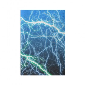 Обложка для паспорта матовая кожа с принтом РАЗРЯДЫ МОЛНИЙ в Белгороде, натуральная матовая кожа | размер 19,3 х 13,7 см; прозрачные пластиковые крепления | Тематика изображения на принте: blue | epic | green | lightning | rain | storm | stripes | texture | thunder | гроза | гром | дождь | зеленый | линии | молнии | молния | пафосные | полосы | разряды | синий | текстура | шторм | эпичные | яркие
