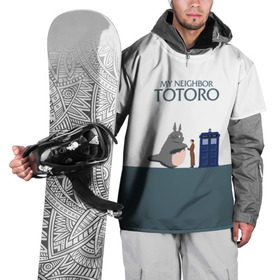 Накидка на куртку 3D с принтом Мой сосед Тоторо в Белгороде, 100% полиэстер |  | Тематика изображения на принте: 10 доктор | doctor who | my neighbor totoro | tardis | totoro | десятый доктор | доктор кто | тардис | тоторо
