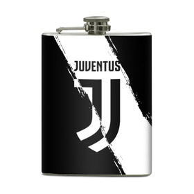 Фляга с принтом FC Juventus в Белгороде, металлический корпус | емкость 0,22 л, размер 125 х 94 мм. Виниловая наклейка запечатывается полностью | fc juventus | juventus | криштиану роналду ювентус | фк ювентус | футбол | ювентус