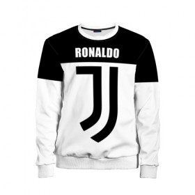 Детский свитшот 3D с принтом Ronaldo Juventus в Белгороде, 100% полиэстер | свободная посадка, прямой крой, мягкая тканевая резинка на рукавах и понизу свитшота | Тематика изображения на принте: cr7 | cristiano ronaldo | football | juventus | криштиану роналду | роналдо | роналду | ювентус