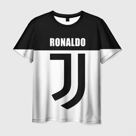 Мужская футболка 3D с принтом Ronaldo Juventus в Белгороде, 100% полиэфир | прямой крой, круглый вырез горловины, длина до линии бедер | Тематика изображения на принте: cr7 | cristiano ronaldo | football | juventus | криштиану роналду | роналдо | роналду | ювентус
