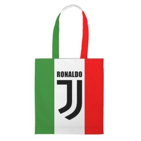 Сумка 3D повседневная с принтом Ronaldo Juventus Italy в Белгороде, 100% полиэстер | Плотность: 200 г/м2; Размер: 34×35 см; Высота лямок: 30 см | cr7 | cristiano ronaldo | football | juventus | криштиану роналду | роналдо | роналду | футбол | ювентус