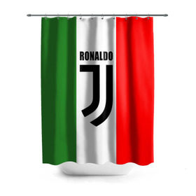 Штора 3D для ванной с принтом Ronaldo Juventus Italy в Белгороде, 100% полиэстер | плотность материала — 100 г/м2. Стандартный размер — 146 см х 180 см. По верхнему краю — пластиковые люверсы для креплений. В комплекте 10 пластиковых колец | cr7 | cristiano ronaldo | football | juventus | криштиану роналду | роналдо | роналду | футбол | ювентус