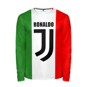 Мужской лонгслив 3D с принтом Ronaldo Juventus Italy в Белгороде, 100% полиэстер | длинные рукава, круглый вырез горловины, полуприлегающий силуэт | Тематика изображения на принте: cr7 | cristiano ronaldo | football | juventus | криштиану роналду | роналдо | роналду | футбол | ювентус