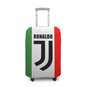 Чехол для чемодана 3D с принтом Ronaldo Juventus Italy в Белгороде, 86% полиэфир, 14% спандекс | двустороннее нанесение принта, прорези для ручек и колес | cr7 | cristiano ronaldo | football | juventus | криштиану роналду | роналдо | роналду | футбол | ювентус