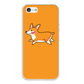 Чехол для iPhone 5/5S матовый с принтом Корги в Белгороде, Силикон | Область печати: задняя сторона чехла, без боковых панелей | corgi | dog | dogs | корги | пес | порода | собака | щенки | щенок