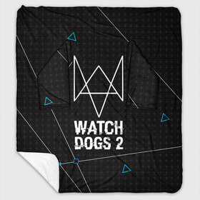 Плед с рукавами с принтом WATCH DOGS 2 в Белгороде, 100% полиэстер | Закругленные углы, все края обработаны. Ткань не мнется и не растягивается. Размер 170*145 | Тематика изображения на принте: action | ct os | ded sec | fox | gamer | hacker | player | watch dogs | watch dogs 2 | знак лиса | хакер