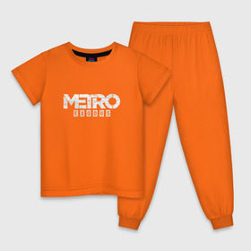 Детская пижама хлопок с принтом METRO EXODUS в Белгороде, 100% хлопок |  брюки и футболка прямого кроя, без карманов, на брюках мягкая резинка на поясе и по низу штанин
 | exodus | horror | metro exodus | survival | игры | исход | метро | метро 2035