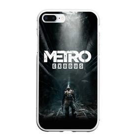 Чехол для iPhone 7Plus/8 Plus матовый с принтом METRO EXODUS в Белгороде, Силикон | Область печати: задняя сторона чехла, без боковых панелей | exodus | horror | metro exodus | survival | игры | исход | метро | метро 2035