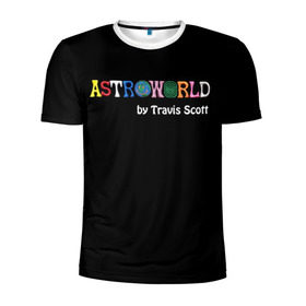 Мужская футболка 3D спортивная с принтом Travis Scott в Белгороде, 100% полиэстер с улучшенными характеристиками | приталенный силуэт, круглая горловина, широкие плечи, сужается к линии бедра | astroworld | hip hop | hiphop | rap | scott | travis | travis scott | travisscott | wish you were here | рэп | хип хоп | хипхоп