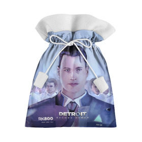 Подарочный 3D мешок с принтом Detroit become human в Белгороде, 100% полиэстер | Размер: 29*39 см | Тематика изображения на принте: connor | cyberlife | detroit become human | deviant | kara | markus | ps4 | rk800 |  detroit: become human | детроит | детроит: стать человеком | игры | кара | коннор | конор | кэра | маркус | пиратs | эксклюзив