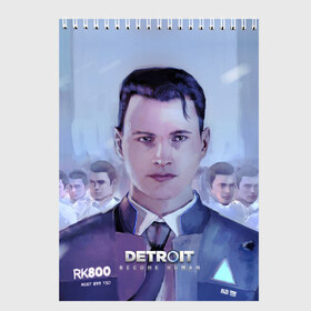 Скетчбук с принтом Detroit become human в Белгороде, 100% бумага
 | 48 листов, плотность листов — 100 г/м2, плотность картонной обложки — 250 г/м2. Листы скреплены сверху удобной пружинной спиралью | connor | cyberlife | detroit become human | deviant | kara | markus | ps4 | rk800 |  detroit: become human | детроит | детроит: стать человеком | игры | кара | коннор | конор | кэра | маркус | пиратs | эксклюзив