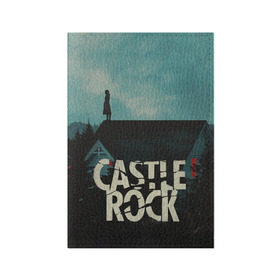 Обложка для паспорта матовая кожа с принтом Castle Rock в Белгороде, натуральная матовая кожа | размер 19,3 х 13,7 см; прозрачные пластиковые крепления | castle rock | hulu | билл скарсгард | дж.дж. абрамс | касл рок | кубик в кубе | стивен кинг | шоушенк