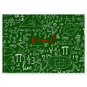 Поздравительная открытка с принтом ФОРМУЛЫ ФИЗИКА в Белгороде, 100% бумага | плотность бумаги 280 г/м2, матовая, на обратной стороне линовка и место для марки
 | e mc 2 | emc 2 | school | знаменитые формулы | физика | формулы | школа | эйнштейн