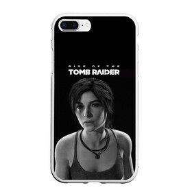 Чехол для iPhone 7Plus/8 Plus матовый с принтом Rise if The Tomb Raider в Белгороде, Силикон | Область печати: задняя сторона чехла, без боковых панелей | adventure | lara croft | tomb rider | археолог | гробниц | крофт | лара | приключения | расхитительница