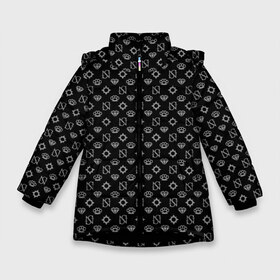 Зимняя куртка для девочек 3D с принтом GTA 5 Online Sessanta Nove #7 в Белгороде, ткань верха — 100% полиэстер; подклад — 100% полиэстер, утеплитель — 100% полиэстер. | длина ниже бедра, удлиненная спинка, воротник стойка и отстегивающийся капюшон. Есть боковые карманы с листочкой на кнопках, утяжки по низу изделия и внутренний карман на молнии. 

Предусмотрены светоотражающий принт на спинке, радужный светоотражающий элемент на пуллере молнии и на резинке для утяжки. | auto | grand | gta | gta5 | rockstar | sn | theft | гта | гта5 | рокстар | тревор