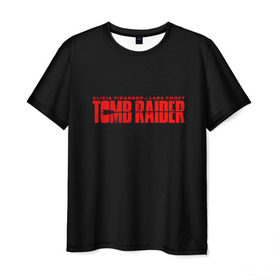 Мужская футболка 3D с принтом Tomb Raider в Белгороде, 100% полиэфир | прямой крой, круглый вырез горловины, длина до линии бедер | adventure | lara croft | tomb rider | археолог | гробниц | крофт | лара | приключения | расхитительница
