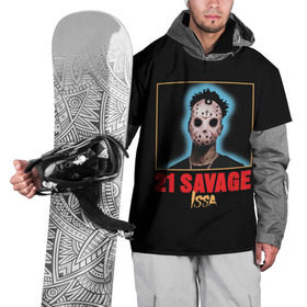Накидка на куртку 3D с принтом 21 Savage в Белгороде, 100% полиэстер |  | 21 savage | boomin | issa | metro | mode | numb | rap | trap | бешеный | сэведж | твени ван севедж | твенти