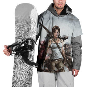 Накидка на куртку 3D с принтом Tomb Raider в Белгороде, 100% полиэстер |  | game | shadow of the tomb raider | tomb raider | гора | кино | крофт | лара крофт | ледокол | огонь | приключения | путешествие | расхитительница гробниц