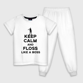 Детская пижама хлопок с принтом Keep Calm в Белгороде, 100% хлопок |  брюки и футболка прямого кроя, без карманов, на брюках мягкая резинка на поясе и по низу штанин
 | 
