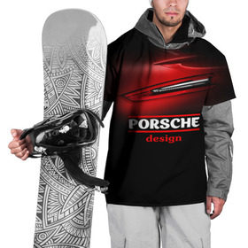 Накидка на куртку 3D с принтом Porsche design в Белгороде, 100% полиэстер |  | auto | porsche | porsche ag | авто | автомобиль | дизайн | машина | порше | суперкар | тачка