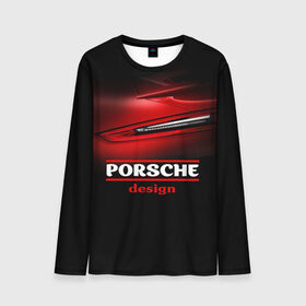 Мужской лонгслив 3D с принтом Porsche design в Белгороде, 100% полиэстер | длинные рукава, круглый вырез горловины, полуприлегающий силуэт | auto | porsche | porsche ag | авто | автомобиль | дизайн | машина | порше | суперкар | тачка