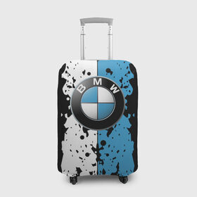 Чехол для чемодана 3D с принтом BMW sign в Белгороде, 86% полиэфир, 14% спандекс | двустороннее нанесение принта, прорези для ручек и колес | auto | bmw | logo | автомобиль | бмв | логотип | машина | эмблема