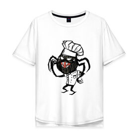 Мужская футболка хлопок Oversize с принтом Webber в Белгороде, 100% хлопок | свободный крой, круглый ворот, “спинка” длиннее передней части | Тематика изображения на принте: dont strave