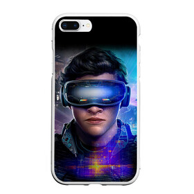 Чехол для iPhone 7Plus/8 Plus матовый с принтом Ready Player One (PRO) [2] в Белгороде, Силикон | Область печати: задняя сторона чехла, без боковых панелей | game | games | one | player | player one | ready player one | retro | robot | игрок | игры | первому игроку приготовиться | ретро | робот | фильм