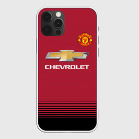 Чехол для iPhone 12 Pro с принтом Манчестер Юнайтед 18-19 в Белгороде, силикон | область печати: задняя сторона чехла, без боковых панелей | красный | футбольная форма
