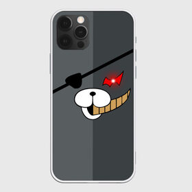 Чехол для iPhone 12 Pro Max с принтом KUROKUMA в Белгороде, Силикон |  | anime | bear | black  white | danganronpa | kurokuma | monodam | monokuma | monomi | monotaro | pink | rabbit | school | shirokuma | аниме | главарь | мoноми | монокума | черно белый | школа