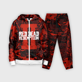 Детский костюм 3D с принтом RED DEAD REDEMPTION 2 в Белгороде,  |  | gamer | gun | logo | play | player | rdr2 | red dead redemption 2 | rockstar | western | вестерн | ковбои | компьютерные игры 2019 | криминал | лого | рокстар