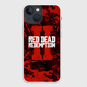 Чехол для iPhone 13 mini с принтом RED DEAD REDEMPTION 2 в Белгороде,  |  | gamer | gun | logo | play | player | rdr2 | red dead redemption 2 | rockstar | western | вестерн | ковбои | компьютерные игры 2019 | криминал | лого | рокстар