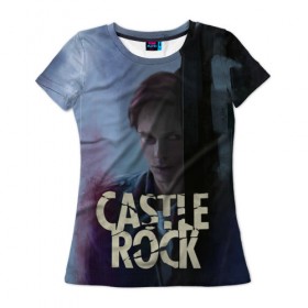Женская футболка 3D с принтом Castle Rock - shawshank prisoner в Белгороде, 100% полиэфир ( синтетическое хлопкоподобное полотно) | прямой крой, круглый вырез горловины, длина до линии бедер | castle rock | hulu | билл скарсгард | дж.дж. абрамс | касл рок | кубик в кубе | стивен кинг | шоушенк
